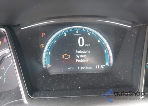 2018 Honda Civic Ex z USA, uszkodzony, nr VIN SHHFK7H50JU414734